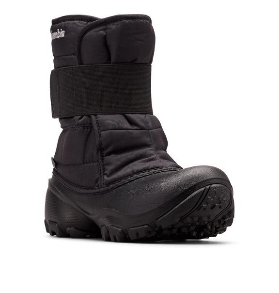 Columbia Rope Tow Boots Black Grey For Girls NZ68329 New Zealand